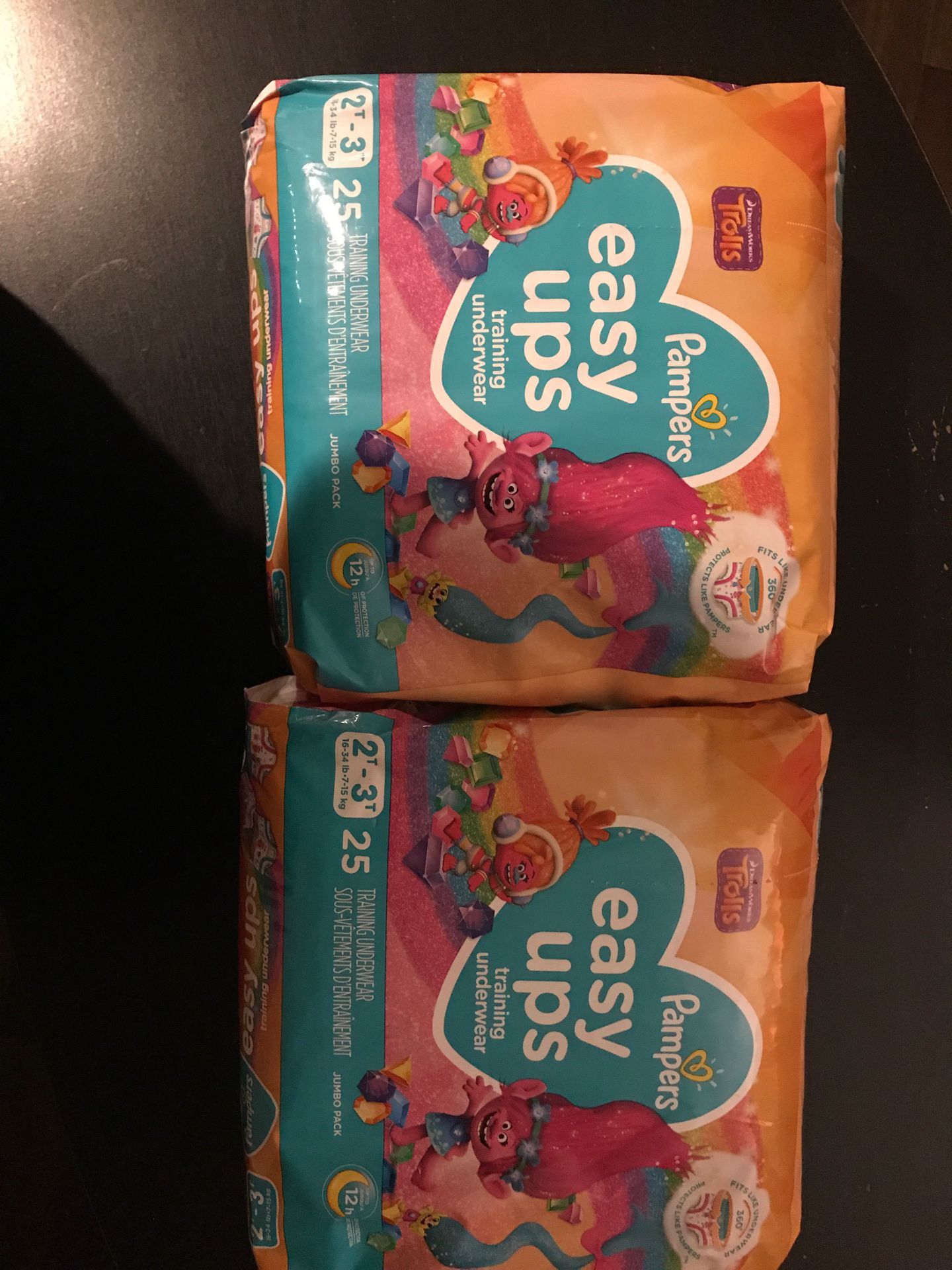 Pampers Girls Easy-Ups Size 2T-3T (See Description)