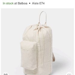 Brand New Laundry Bag Backpack Basket Hamper