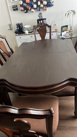 Mesa colonial de 6 6 sillas