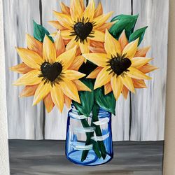 Painting - Sunflower Love