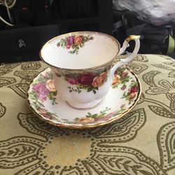 Royal Albert Old Country Roses Teacup And Saucer