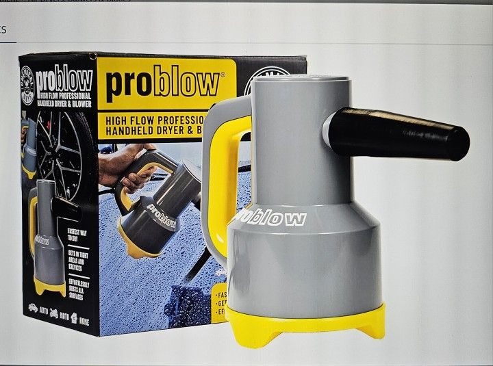 Chemical Guys EQP403 ProBlow High Flow Professional Hand Held Dryer & Blower (Car Wash Dryer) for Cars, Trucks, SUVs, RVs, Yard, Garage, Home, Work 