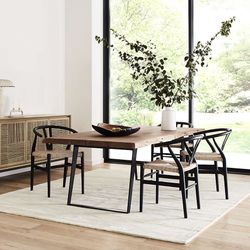 Solid Wood Live-Edge Dining Table (Crate & Barrel Yukon) Asking Price: $1,000 (Pick-up only) Original Price: $2,700