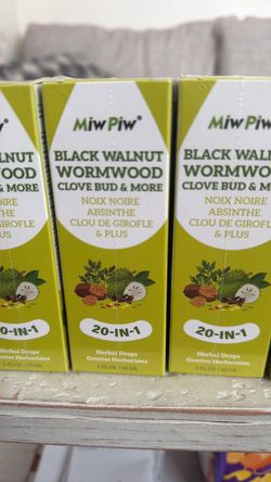 MiwPiw Black Walnut Wormwood Herbal Drops