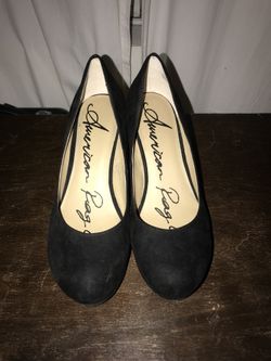 Black Wedges! (Genuine Leather 8.5)