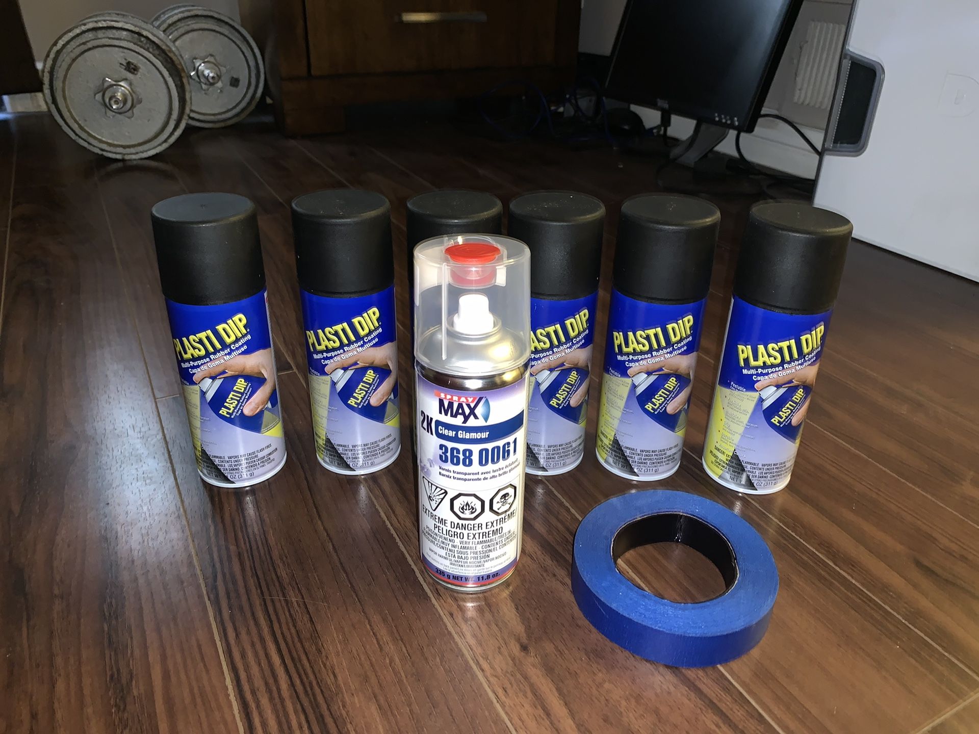 Plasti Dip + 2K High Gloss + Masking Tape