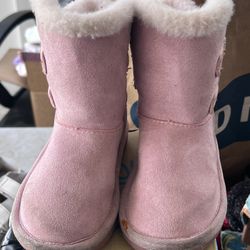 Toddler Pink Boots $2