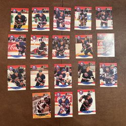 1990 Pro Set New York Islanders Hockey Team Card Set 18 Cards Series One Pat La Fontaine