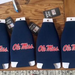 Ole Miss Koozies. Brand New With Tags. $7