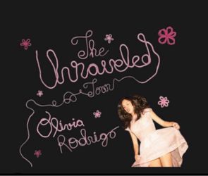 Olivia Rodrigo The Unraveled Tour Poster