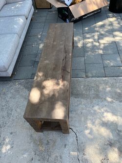 Four Hands Burge Accent Bench-Dusty Brown