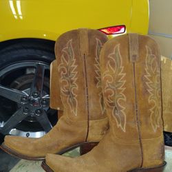 Lucchese 1883 Rough Cut Suede Boots
