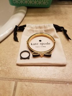 Kate Spade bracelrt, ring