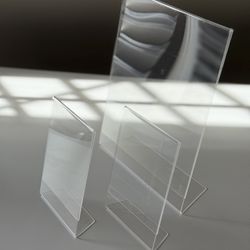 Clear Plastic Picture Holders