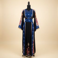 Blue and black thob