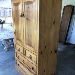 Large Brown Armoire 