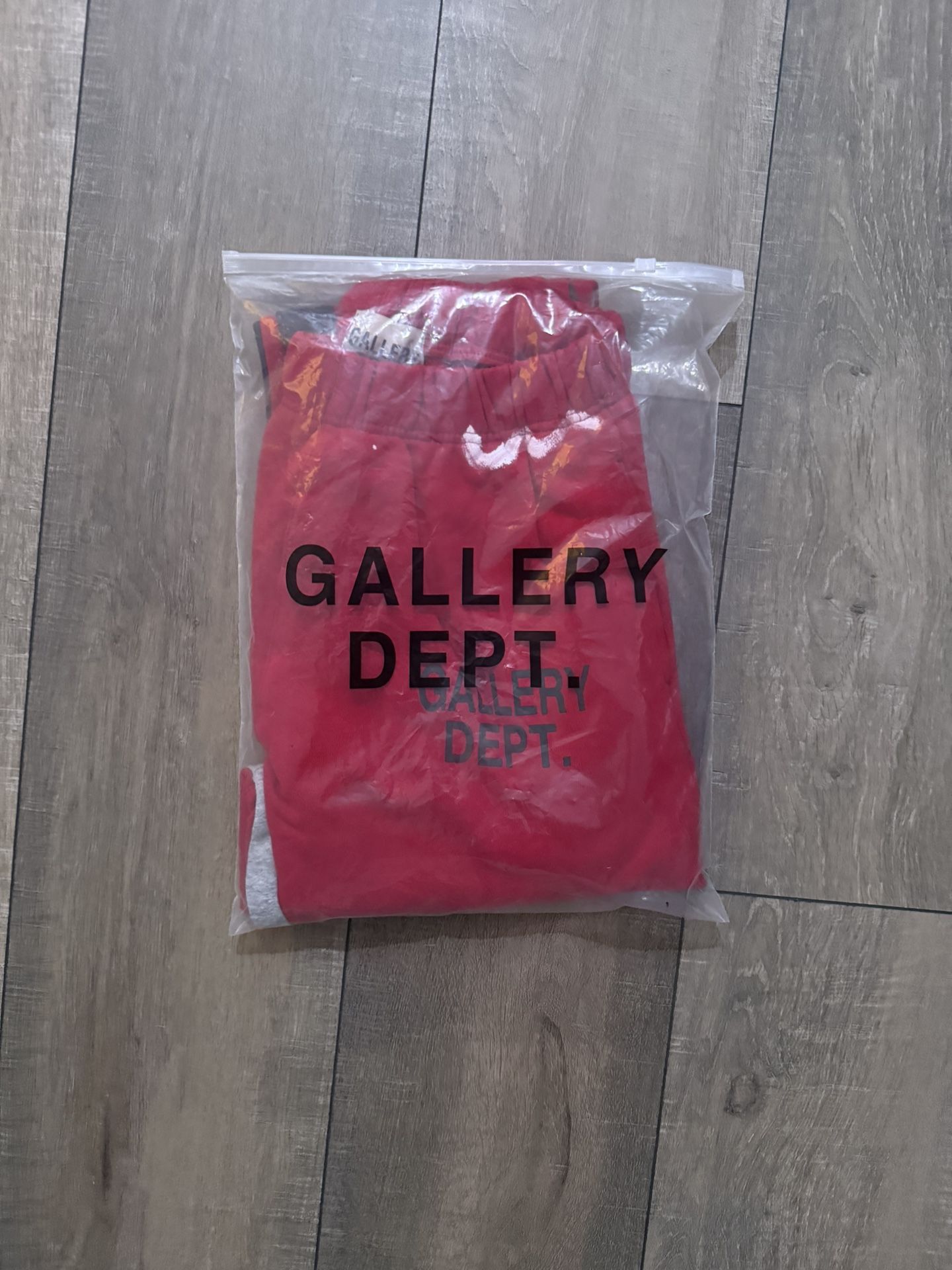 BRAND NEW SMALL GALLERY DEPT RED SWEATPANTS