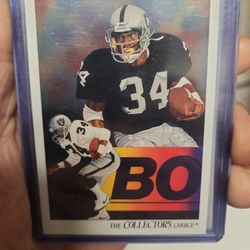 Bo Jackson Football Card Lot