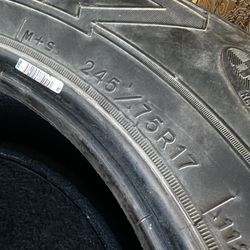 245 75 17 Goodyear Wrangler Tires