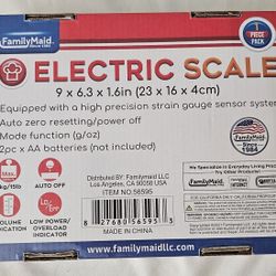 ELECTRIC SCSLE 9X6.3X1.6 in (23X16X4cm)
