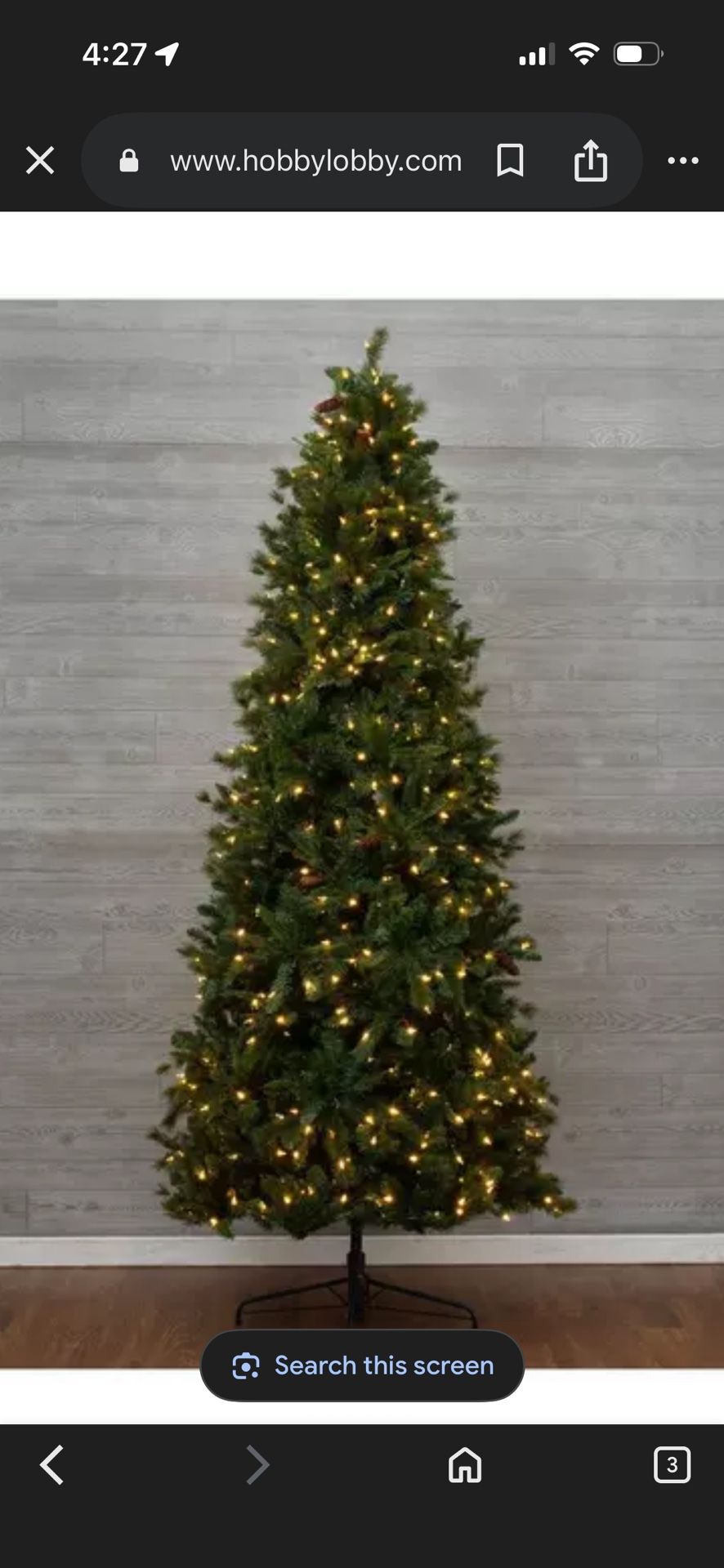 9 Ft Pre-lit Christmas tree