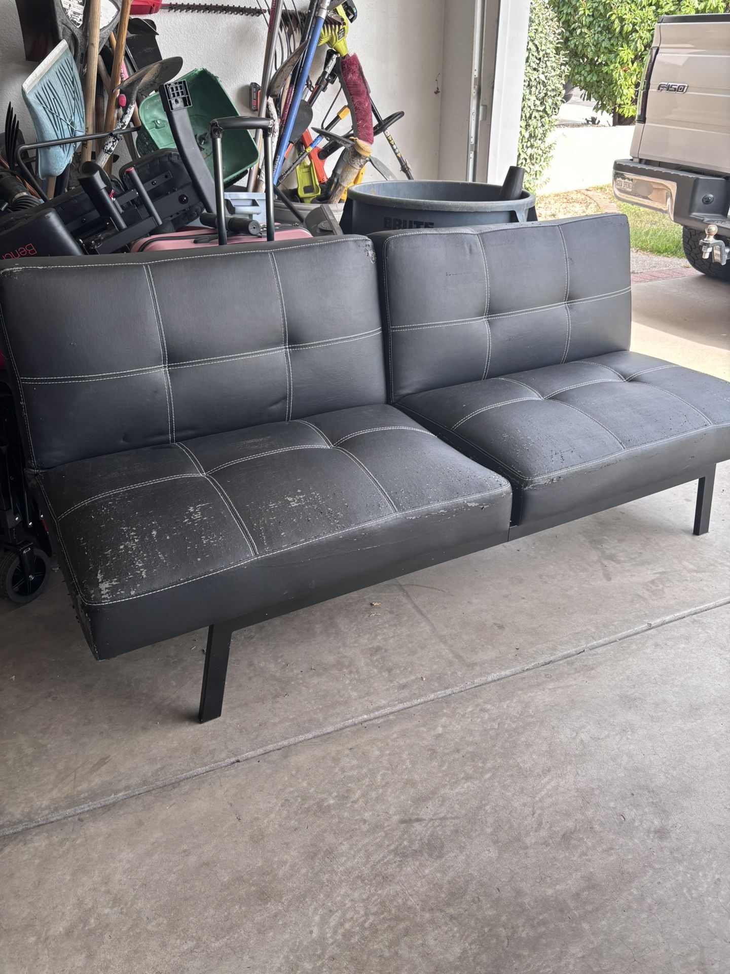 Black futon