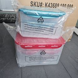 Food Storage Containers By Lock & Lock 18 Pieces