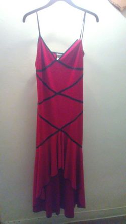 Red coctail dress size large