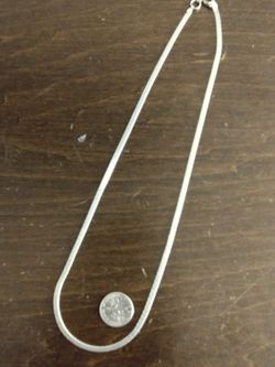 Vintage sterling silver Box Venetian Link Necklace