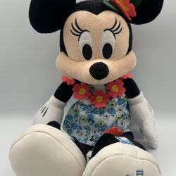Disney Hawaii Minnie Mouse 18”plush Doll