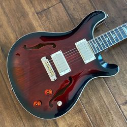 PRS SE Hollowbody standard Fire Red Burst