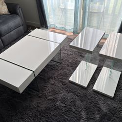 White Coffee Table & Side Tables