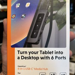 Hyper 6port Turns Tablet Into A Desktop 