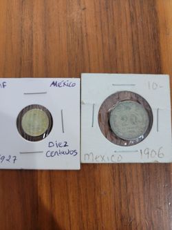 Mexico Centavos silver coin lot