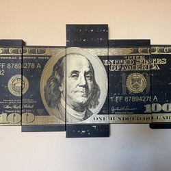 Decorative $100  Dollar  Frame 