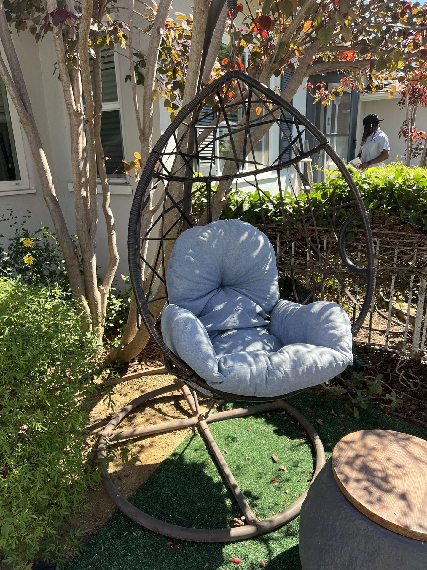 Hanging Egg Chair with Stand