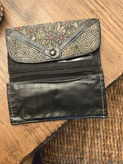 Floral Print Bifold Wallet