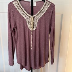 Ella Mara Tunic Size Medium Women’s long sleeve