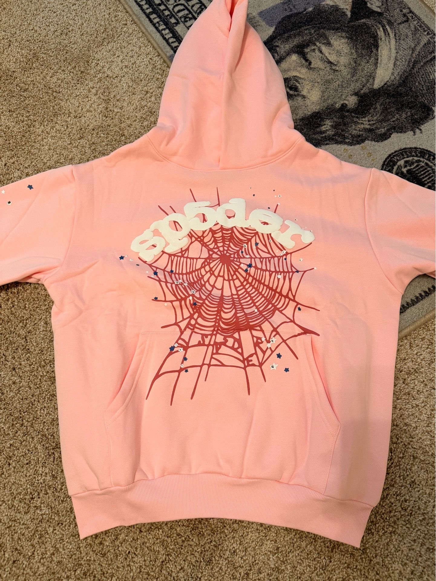 Pink Sp5der hoodie