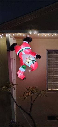 Santa falling