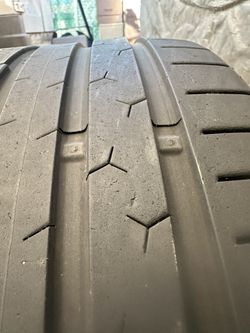 TIRES 255/30/19  CONTINENTAL MADE IN GERMANY