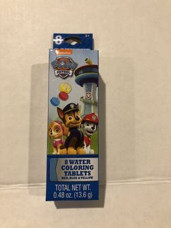 Paw Patrol Water Coloring Tablets