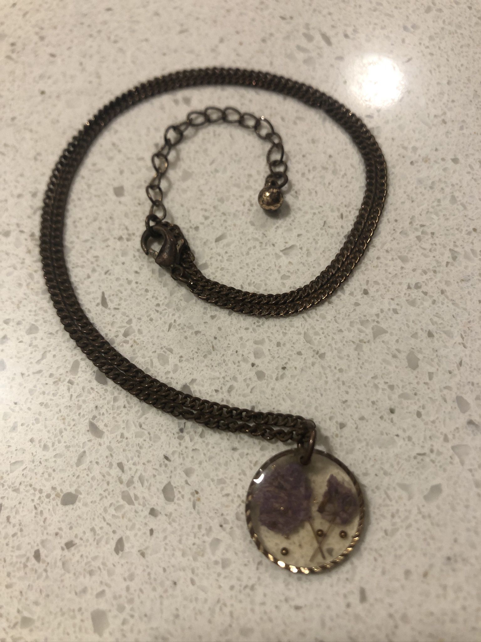 Vintage Flower Necklace