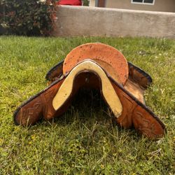 Antique Vintage Saddle