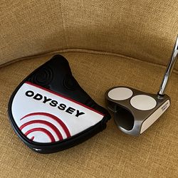 Odyssey 2 ball mallet putter 34”+ cover