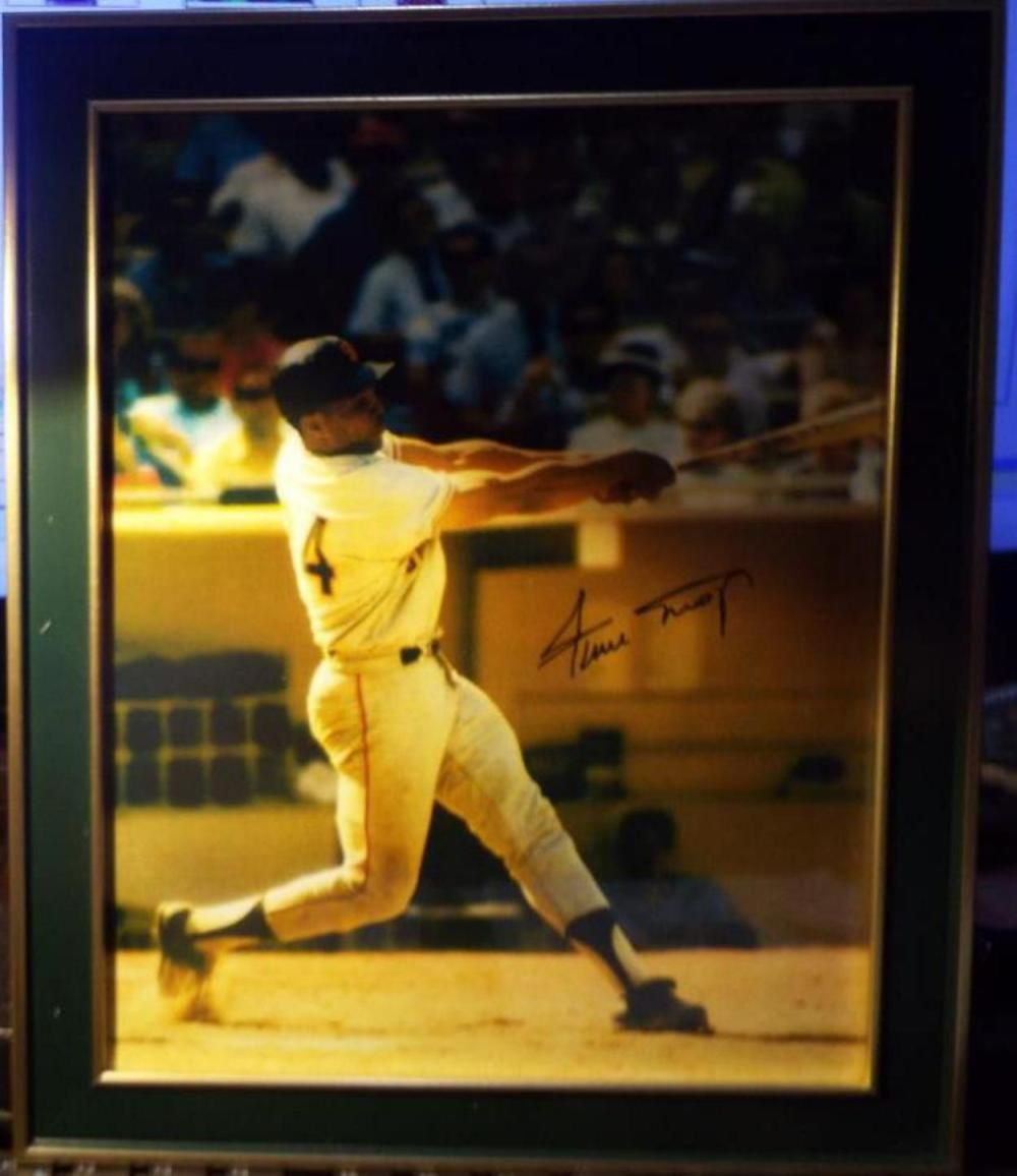 Willie Mays Autographed Photo Authentic