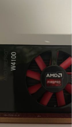 AMD FirePro W4100 2GB GDDR5 — Low Profile 4-Monitor Workstation Graphics Card