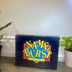 NAME BURST  Sealed Board Game Hersch Co. 1992 Adult Party Memory Famous Names#16
