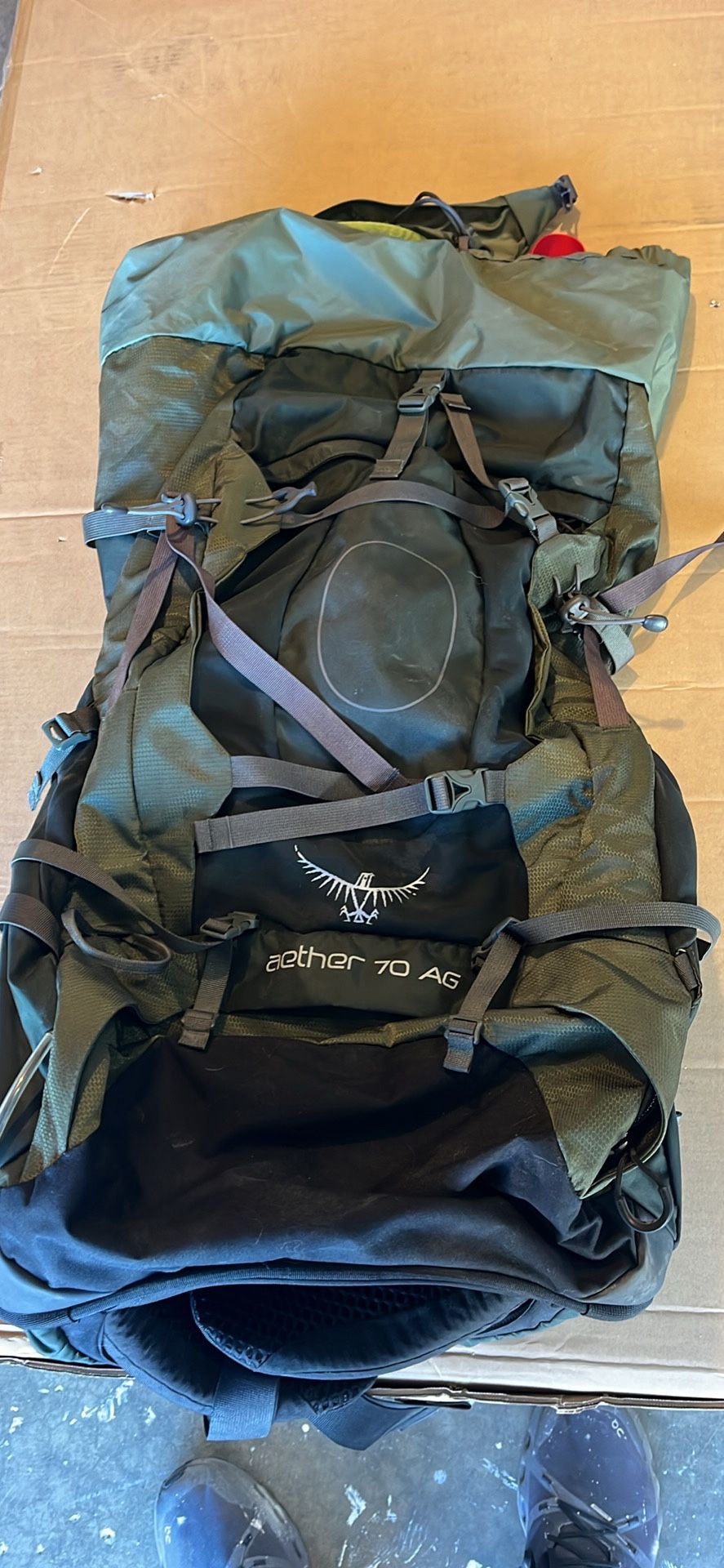 Osprey Aether 70 Ag Men’s Large Hiking Backpack Green