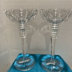 Exquisite Marquis Waterford Crystal Candleholders
